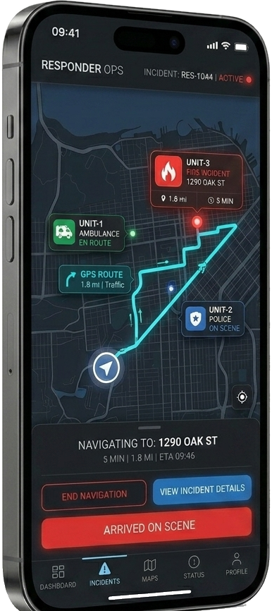ALISTO Rapid App Tactical Mobile UI